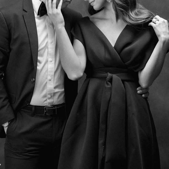 NWT ASOS FALLEN SHOULDER DRESS - Picture 3 of 9